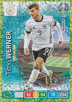 Timo Werner Germany Panini UEFA EURO 2020 POWER-UP - Goal Machine #421